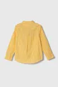 United Colors of Benetton maglia in cotone bambino/a giallo