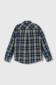 Detská bavlnená košeľa Guess L3BH01.D52G1.9BYX žltá AW23