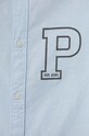 Хлопчик Дитяча бавовняна сорочка Pepe Jeans PB302471 блакитний
