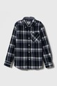 Дитяча бавовняна сорочка Pepe Jeans візерунок зелений PB302470