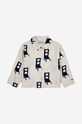 Bobo Choses camasa bebe lung alb 223FB002