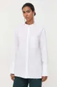 λευκό Βαμβακερό πουκάμισο Custommade Banni
