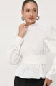 biela Bavlnená blúzka Custommade