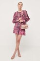 Guess bluzka W3YH40.WDW52 fioletowy AW23