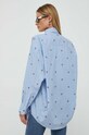Tommy Hilfiger koszula bawełniana niebieski WW0WW38970