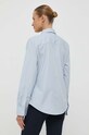 Odzież Tommy Hilfiger koszula bawełniana WW0WW39401 niebieski