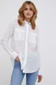 білий Бавовняна сорочка Lauren Ralph Lauren Жіночий