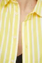 Βαμβακερό πουκάμισο Polo Ralph Lauren κίτρινο
