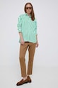 Βαμβακερό πουκάμισο Polo Ralph Lauren 211910743 πράσινο AW25