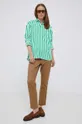 Βαμβακερό πουκάμισο Polo Ralph Lauren πράσινο