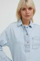 голубой Джинсовая блузка Pepe Jeans