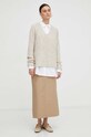 Бавовняна сорочка By Malene Birger Q71873024Z білий AW24