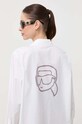 Karl Lagerfeld koszula bawełniana 235W1600 biały