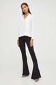 Elisabetta Franchi bluzka CA00736E2 beżowy AW23