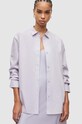 AllSaints koszula bawełniana SASHA SHIRT bawełna fioletowy WH027Y
