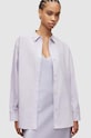 AllSaints koszula bawełniana SASHA SHIRT fioletowy WH027Y