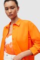 Îmbrăcăminte AllSaints camasa din bumbac Sasha WH027Y portocaliu