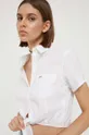 λευκό Βαμβακερό πουκάμισο Guess Originals