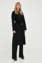 MICHAEL Michael Kors koszula z domieszką jedwabiu MF340IVA7K czarny AW23