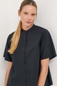 Odzież Marc O'Polo koszula bawełniana DENIM 346083541091 granatowy