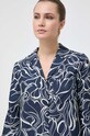 Weekend Max Mara koszula jedwabna granatowy 2351160633600