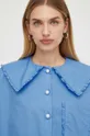modrá Bavlnená košeľa Custommade