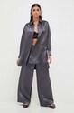 Max Mara Leisure koszula 2331960136600 szary AW23