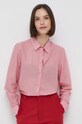 United Colors of Benetton koszula bawełniana różowy 5OA95Q8U4.67A
