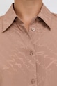 Pinko koszula z domieszką jedwabiu 100121.A193 beżowy
