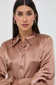 Шовкова сорочка Pinko бежевий 100612.ZR64