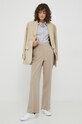 Βαμβακερό πουκάμισο Tommy Hilfiger WW0WW39675 σκούρο μπλε AW23