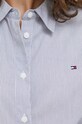Βαμβακερό πουκάμισο Tommy Hilfiger WW0WW39675 σκούρο μπλε