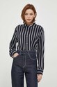 Košeľa Tommy Hilfiger tmavomodrá WW0WW40248