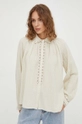 beige BA&SH camicia in cotone Donna