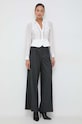 Πουκάμισο Morgan CLOCLO.OFF.WHITE λευκό AW24