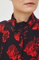The Kooples koszula jedwabna FCCL27100K czarny