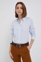 Gant camasa din bumbac albastru 4300214