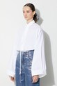 MM6 Maison Margiela cotton shirt Long-Sleeved Shirt white S62DT0022