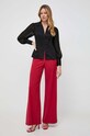 Πουκάμισο Guess W4RH16.WAF10 μαύρο SS24