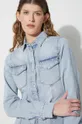 modrá Rifľová košeľa Karl Lagerfeld Jeans