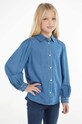 Dječja košulja Tommy Hilfiger Planet friendly plava KG0KG07484.128.176.9BYX