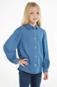 plava Dječja košulja Tommy Hilfiger Za djevojčice