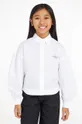 білий Дитяча бавовняна сорочка Calvin Klein Jeans Для дівчаток