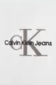 белый Детская хлопковая рубашка Calvin Klein Jeans