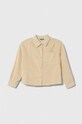United Colors of Benetton koszula sztruksowa dziecięca bawełna beżowy 56E6CQ01T.G.SEASONAL