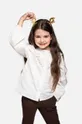 білий Дитяча бавовняна сорочка Coccodrillo Для дівчаток