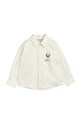 Dětská bavlněná košile Mini Rodini 2372010210 bílá AW23