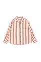 Παιδικό βαμβακερό πουκάμισο Mini Rodini casual πολύχρωμο 2372010400