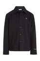 Detská bavlnená košeľa Calvin Klein Jeans IB0IB01826.9BYX čierna AW23