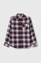 Παιδικό πουκάμισο Levi's casual μπλε 9EG893